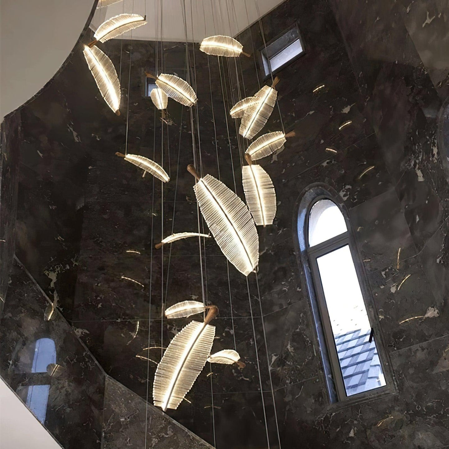 Leaf LED Pendant light Chandelier