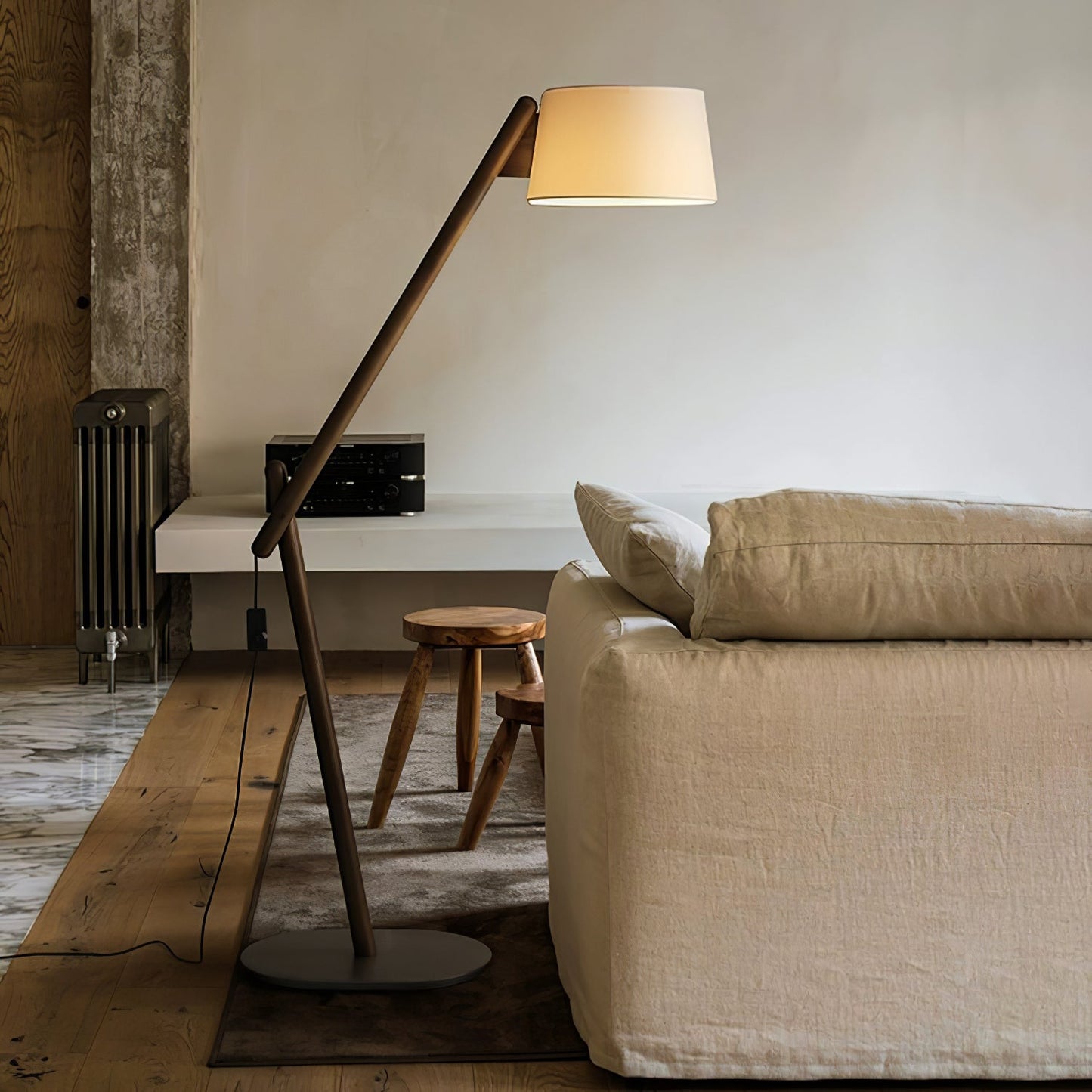 Lean Pivot Uplight Lamp Floor Lamp