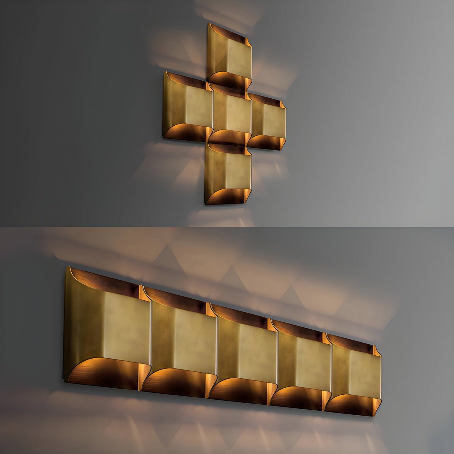 Leclerc Brass Wall-mounted light Wall Lamp