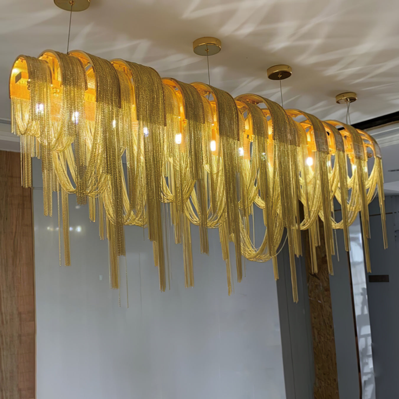 Length Chains Gasolier Chandelier