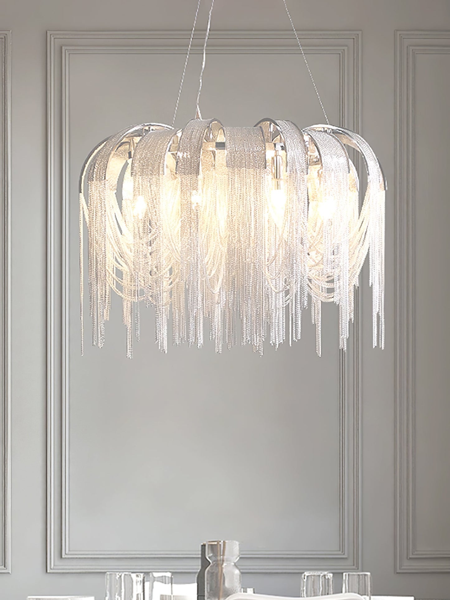 Length Chains Gasolier Chandelier