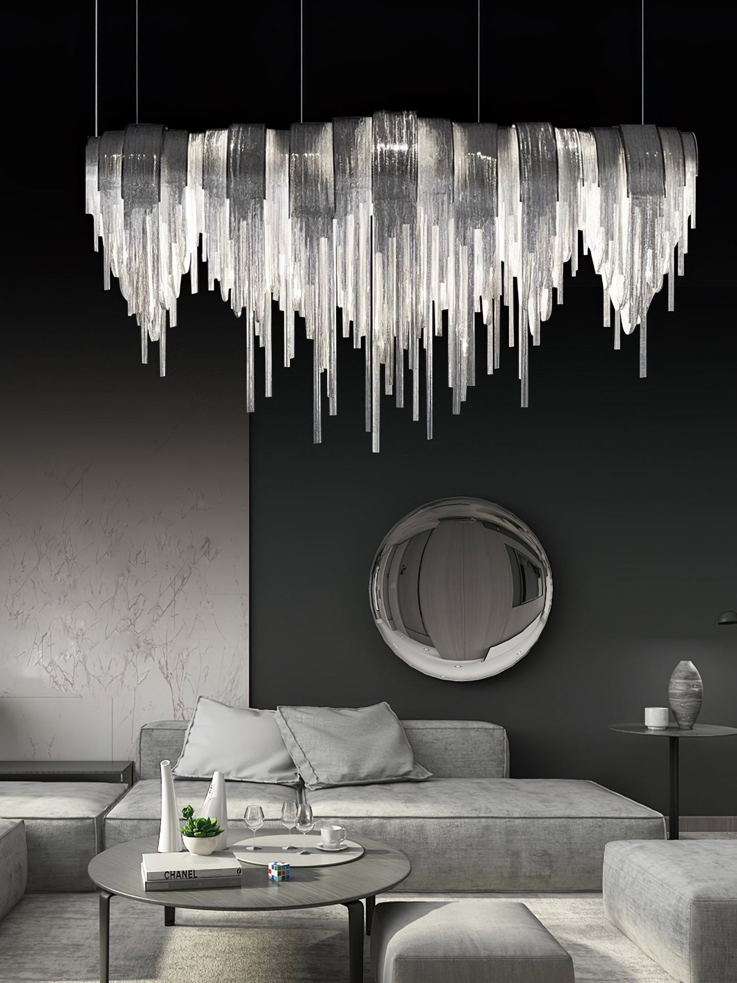 Length Chains Gasolier Chandelier