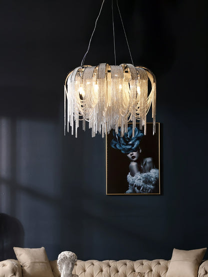 Length Chains Gasolier Chandelier