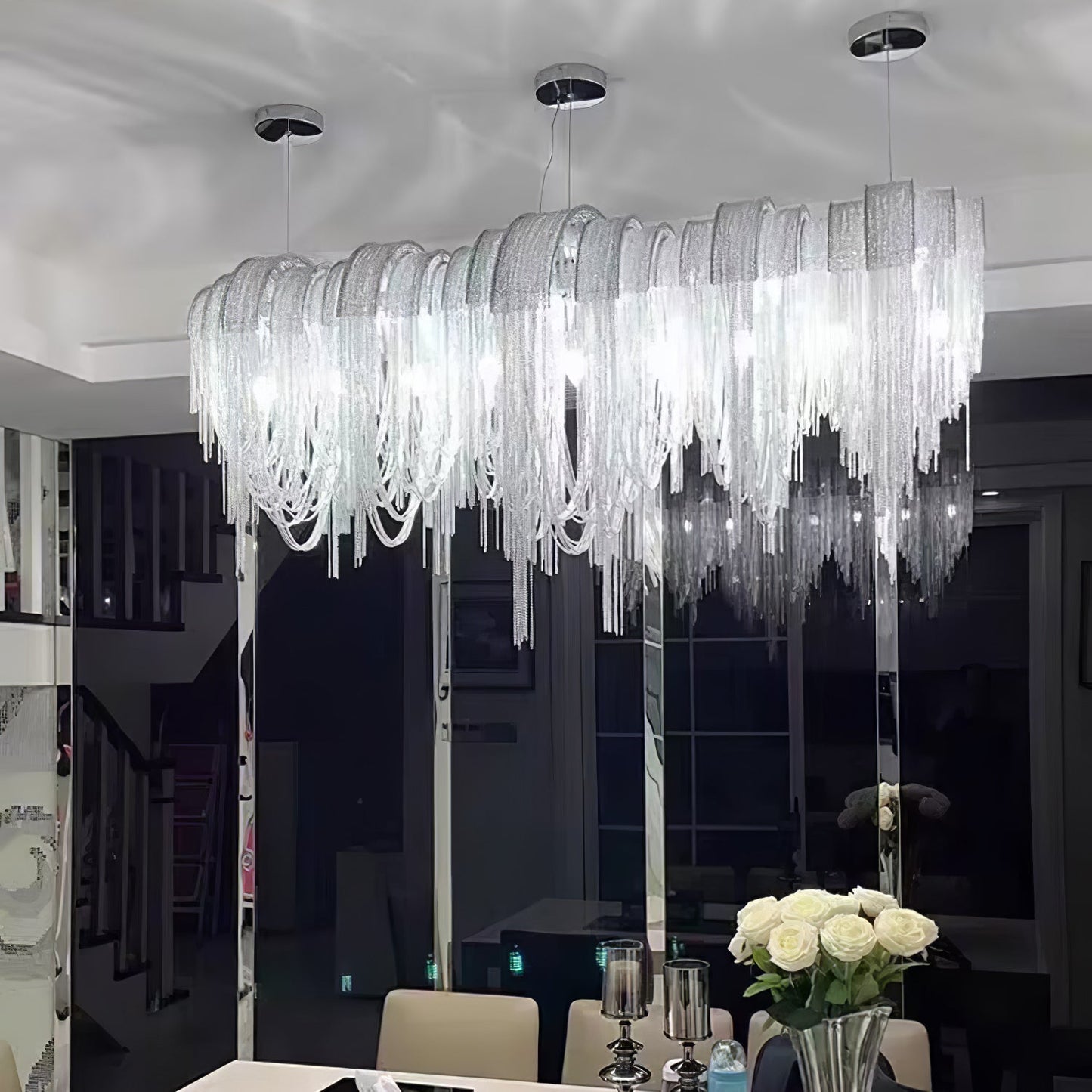 Length Chains Gasolier Chandelier