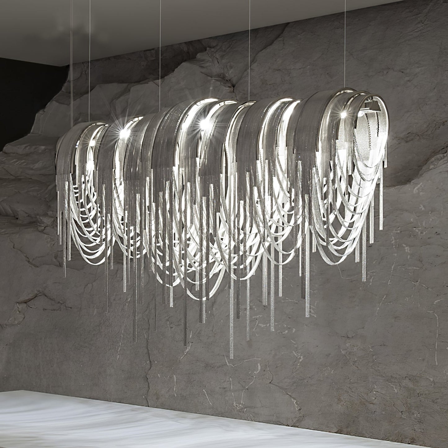 Length Chains Gasolier Chandelier