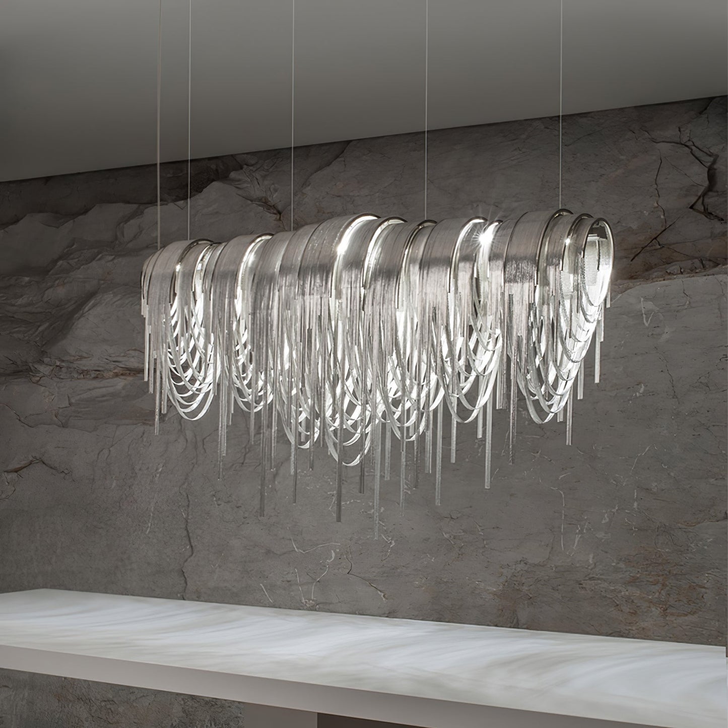 Length Chains Gasolier Chandelier