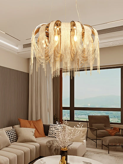 Length Chains Gasolier Chandelier