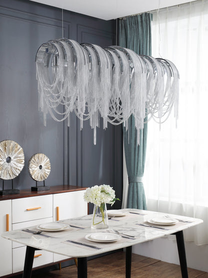 Length Chains Gasolier Chandelier