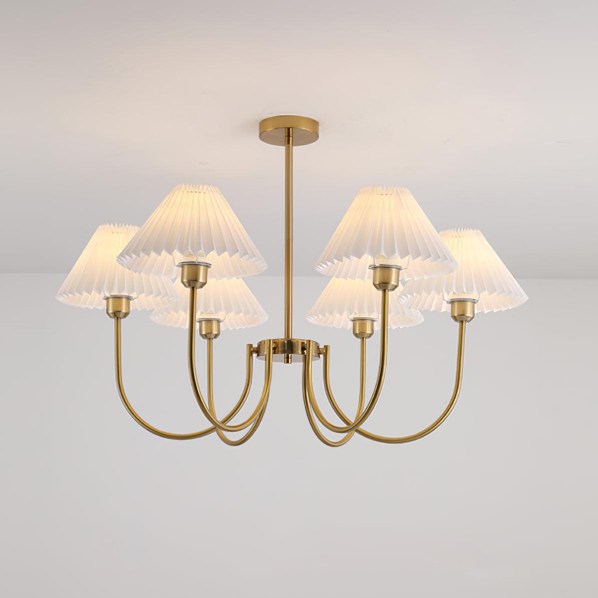 Lenore Pleated Ceiling fixture Chandelier