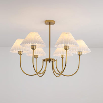 Lenore Pleated Ceiling fixture Chandelier