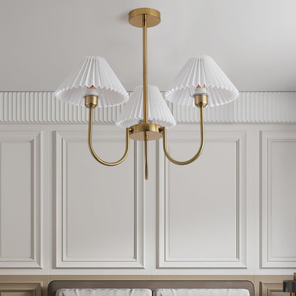 Lenore Pleated Ceiling fixture Chandelier