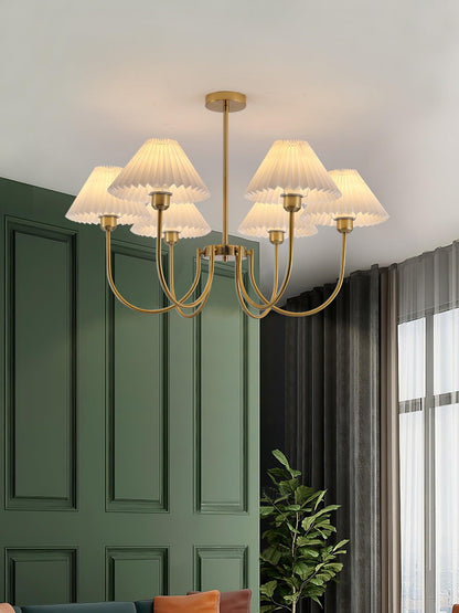 Lenore Pleated Ceiling fixture Chandelier