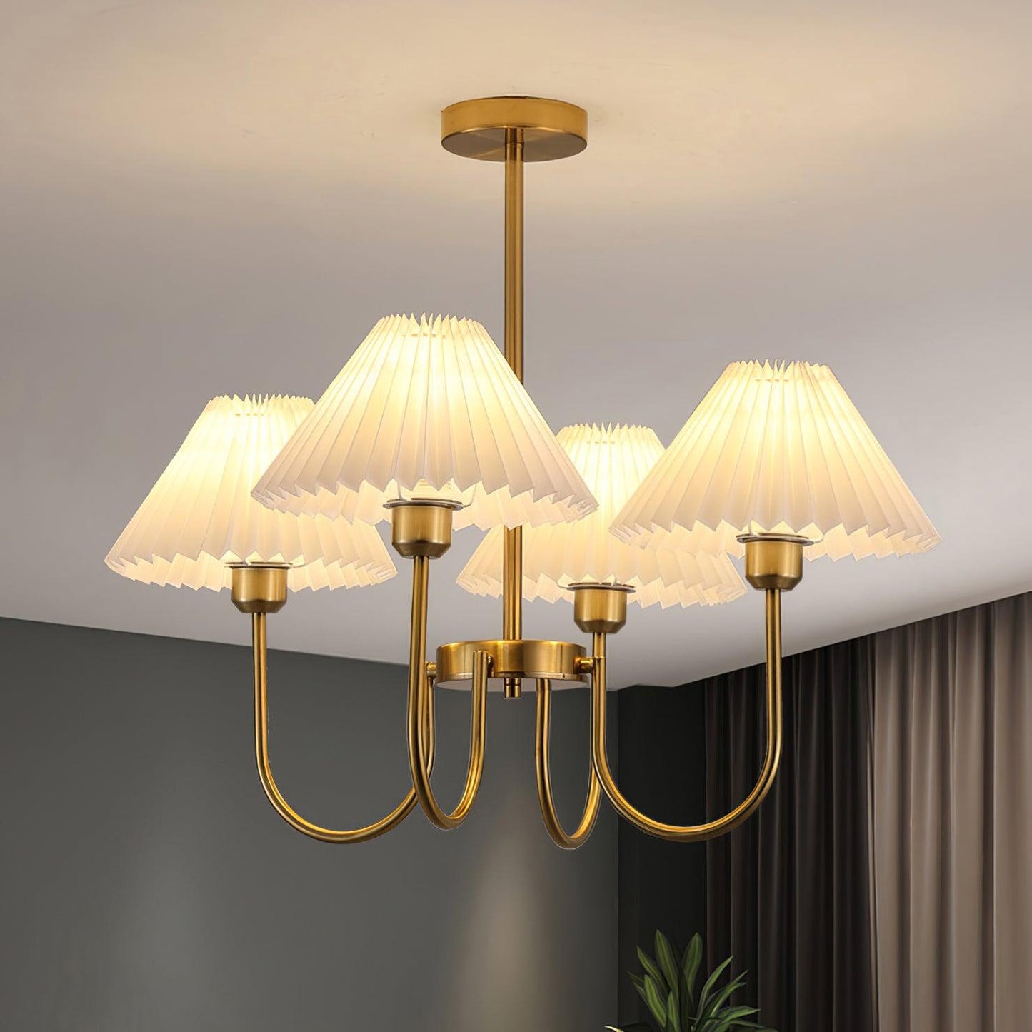 Lenore Pleated Ceiling fixture Chandelier