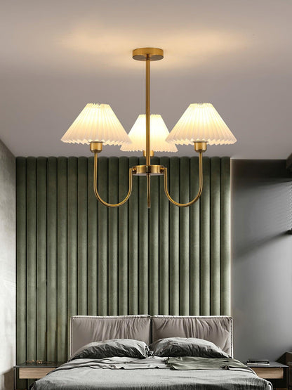 Lenore Pleated Ceiling fixture Chandelier