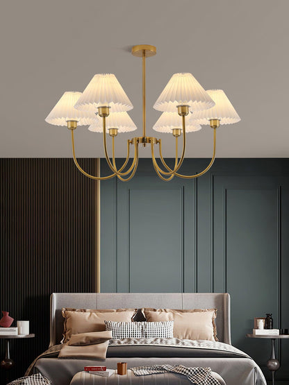 Lenore Pleated Ceiling fixture Chandelier