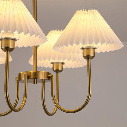 Lenore Pleated Ceiling fixture Chandelier