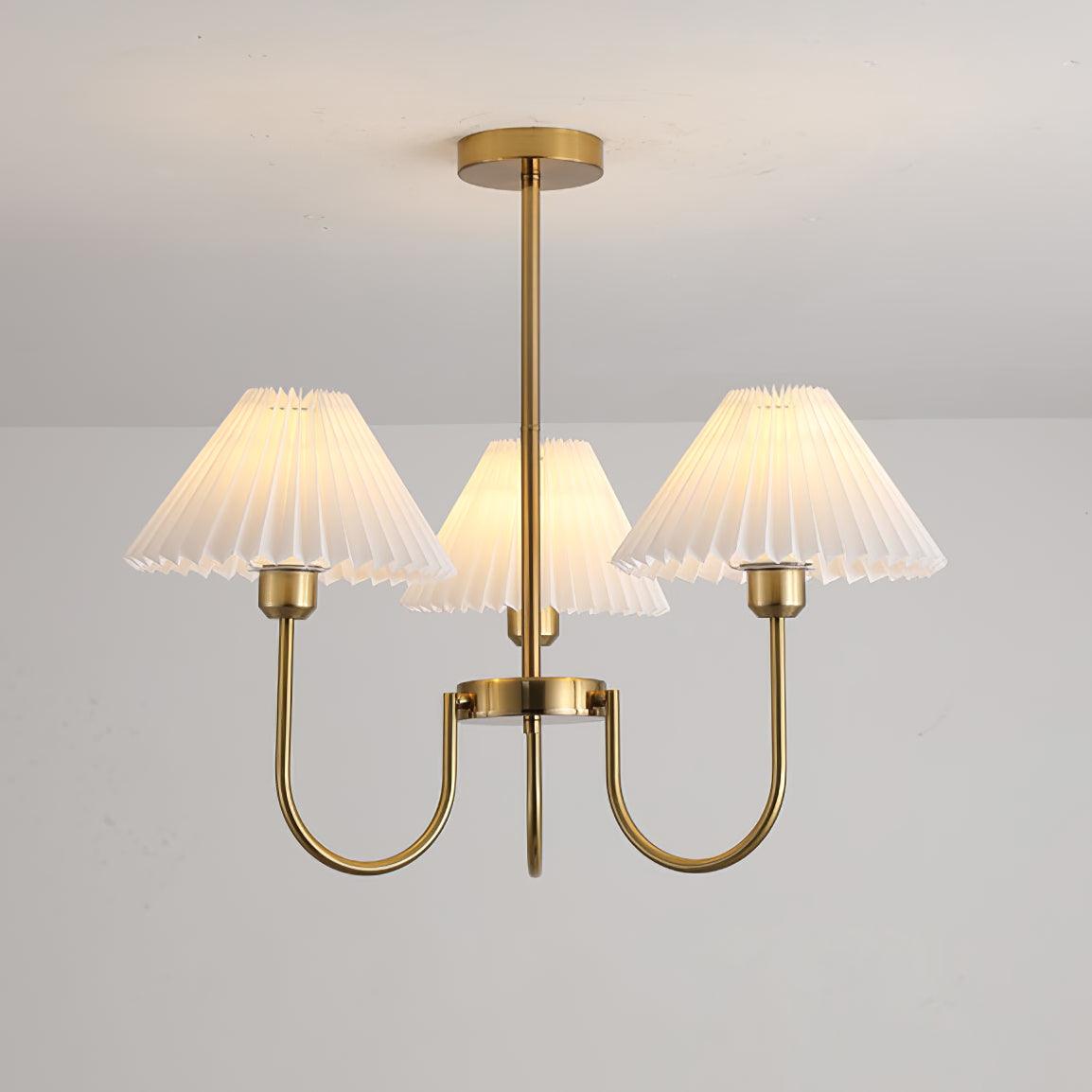 Lenore Pleated Ceiling fixture Chandelier