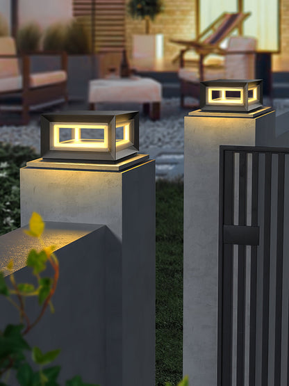 Light Cube Patio light Outdoor Post Light