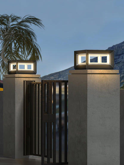 Light Cube Patio light Outdoor Post Light