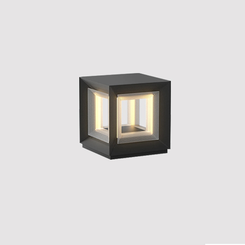 Light Cube Patio light Outdoor Post Light