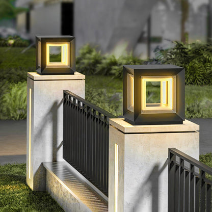 Light Cube Patio light Outdoor Post Light