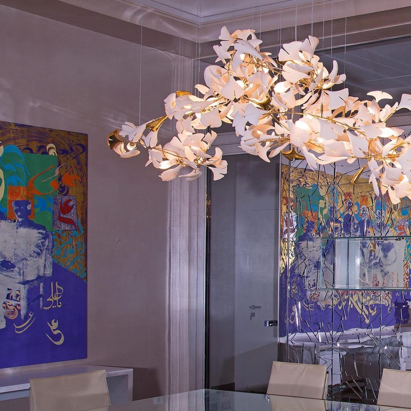 Gingko Gasolier Chandelier G