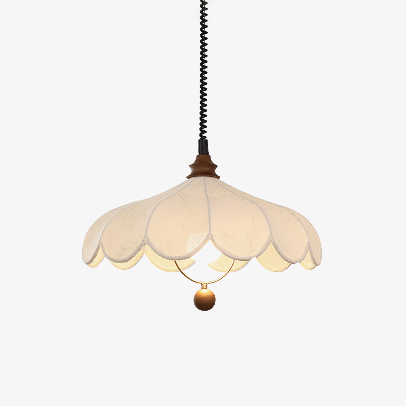 Lily Fabric Droplight Pendant Lamp