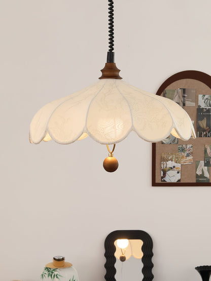 Lily Fabric Droplight Pendant Lamp