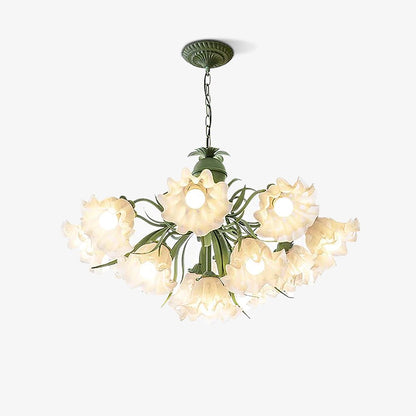 Lily of the Valley Flower Electrolier Chandelier