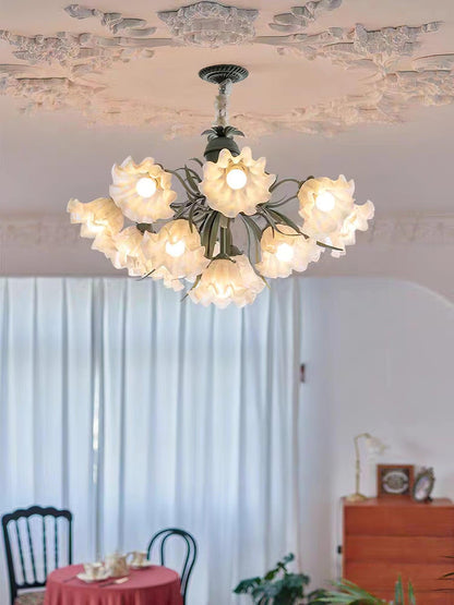 Lily of the Valley Flower Electrolier Chandelier