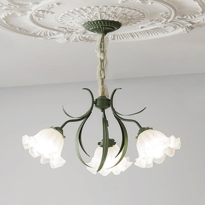 Lily of the Valley Flower Electrolier Chandelier