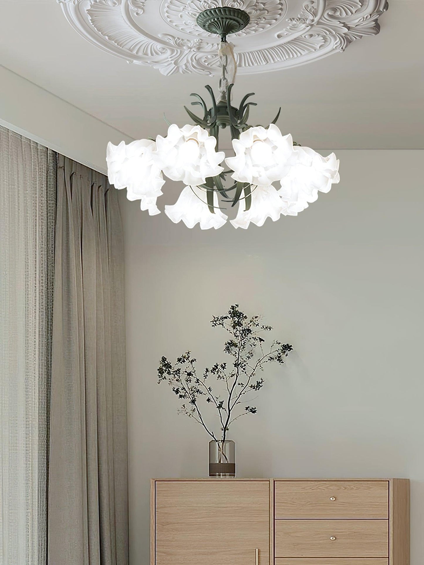 Lily of the Valley Flower Electrolier Chandelier