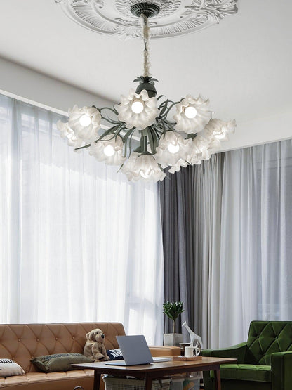 Lily of the Valley Flower Electrolier Chandelier