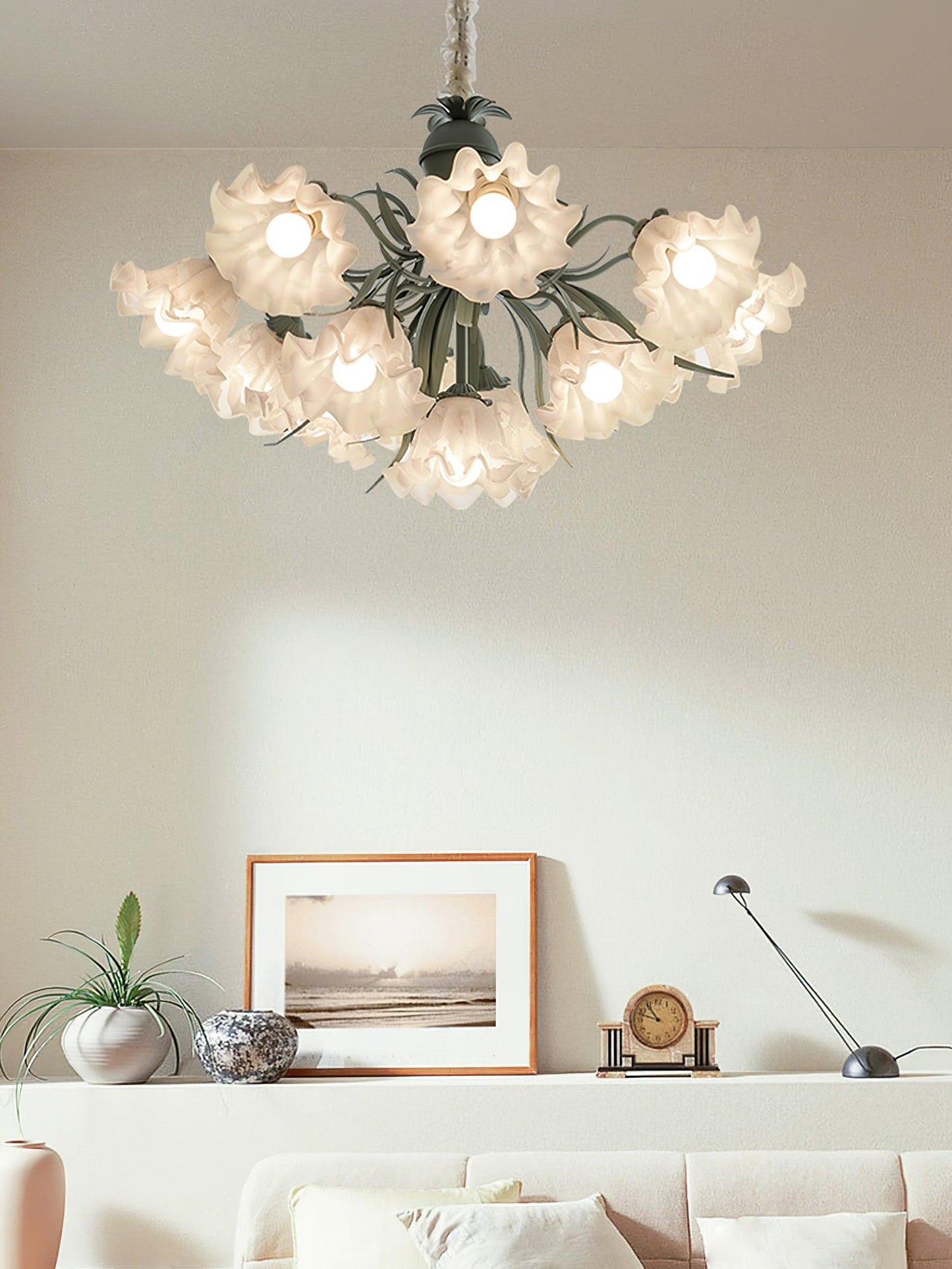 Lily of the Valley Flower Electrolier Chandelier