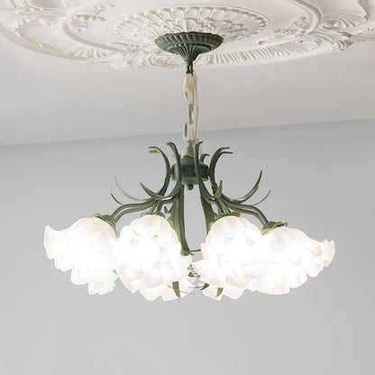 Lily of the Valley Flower Electrolier Chandelier