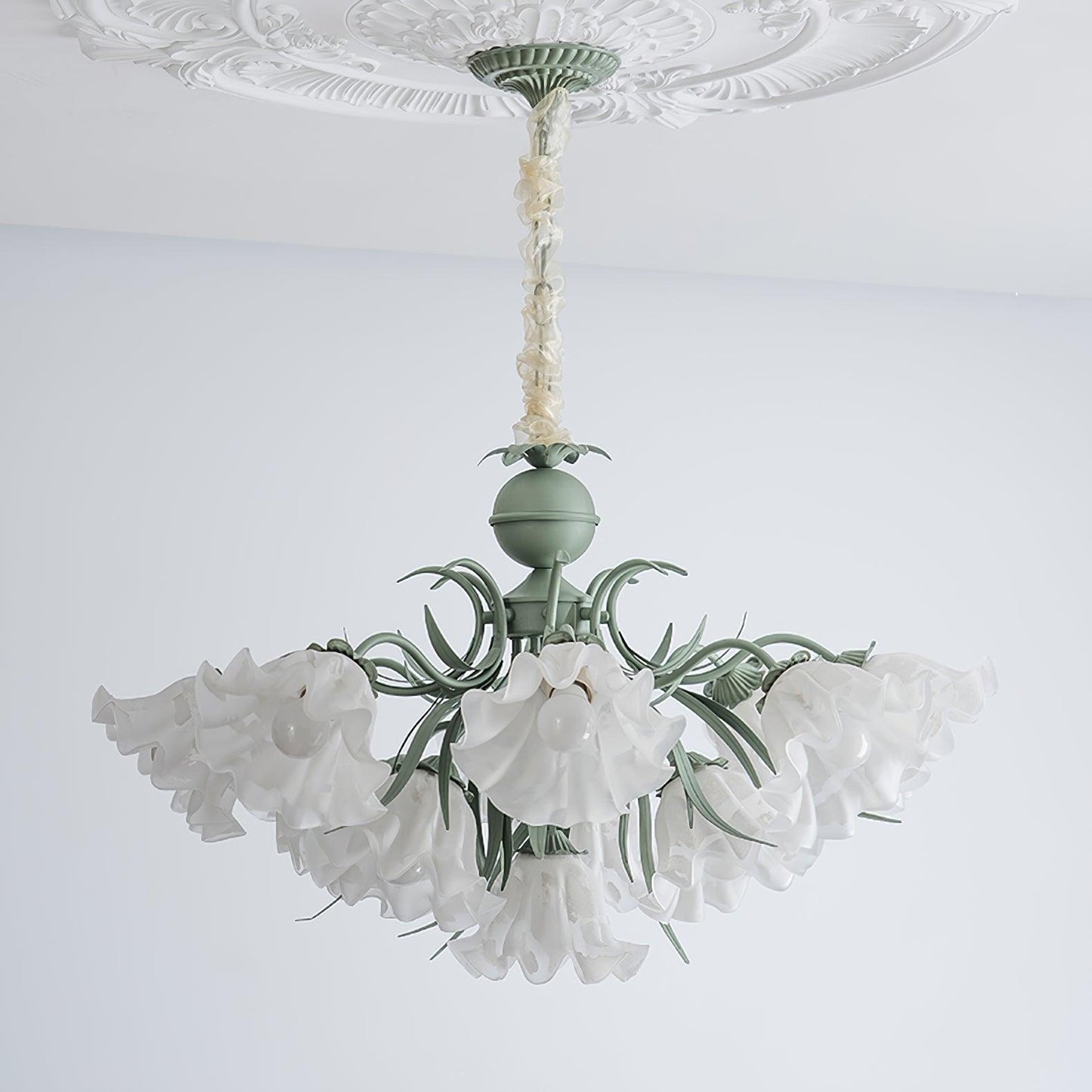 Lily of the Valley Flower Electrolier Chandelier