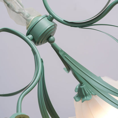 Lily of the Valley Flower Electrolier Chandelier