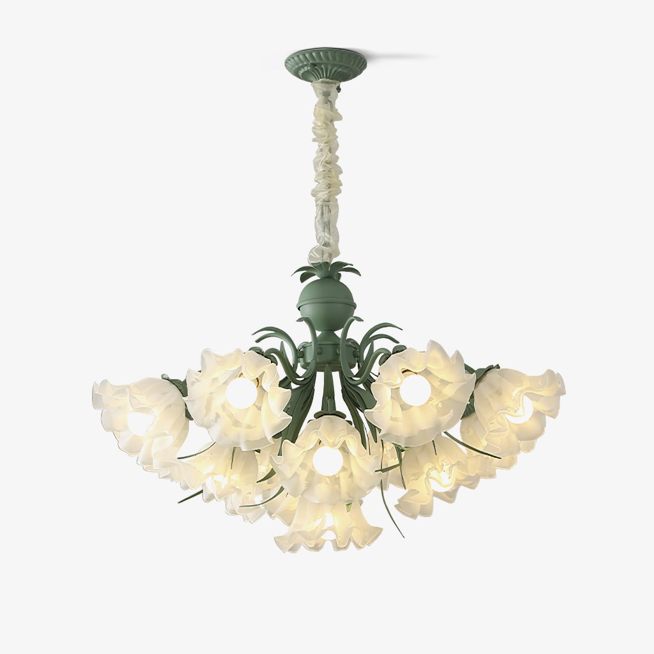 Lily of the Valley Flower Electrolier Chandelier