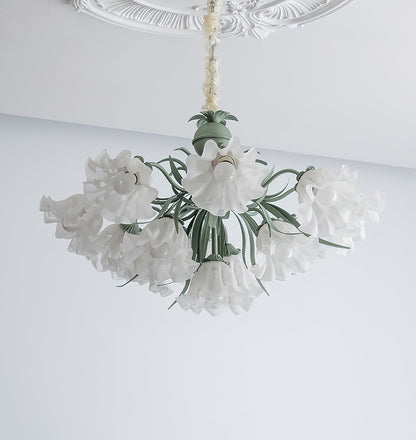 Lily of the Valley Flower Electrolier Chandelier