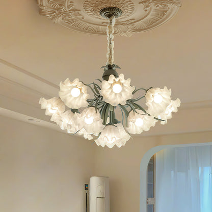 Lily of the Valley Flower Electrolier Chandelier