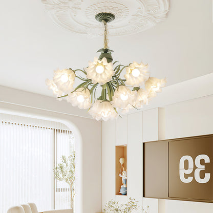 Lily of the Valley Flower Electrolier Chandelier