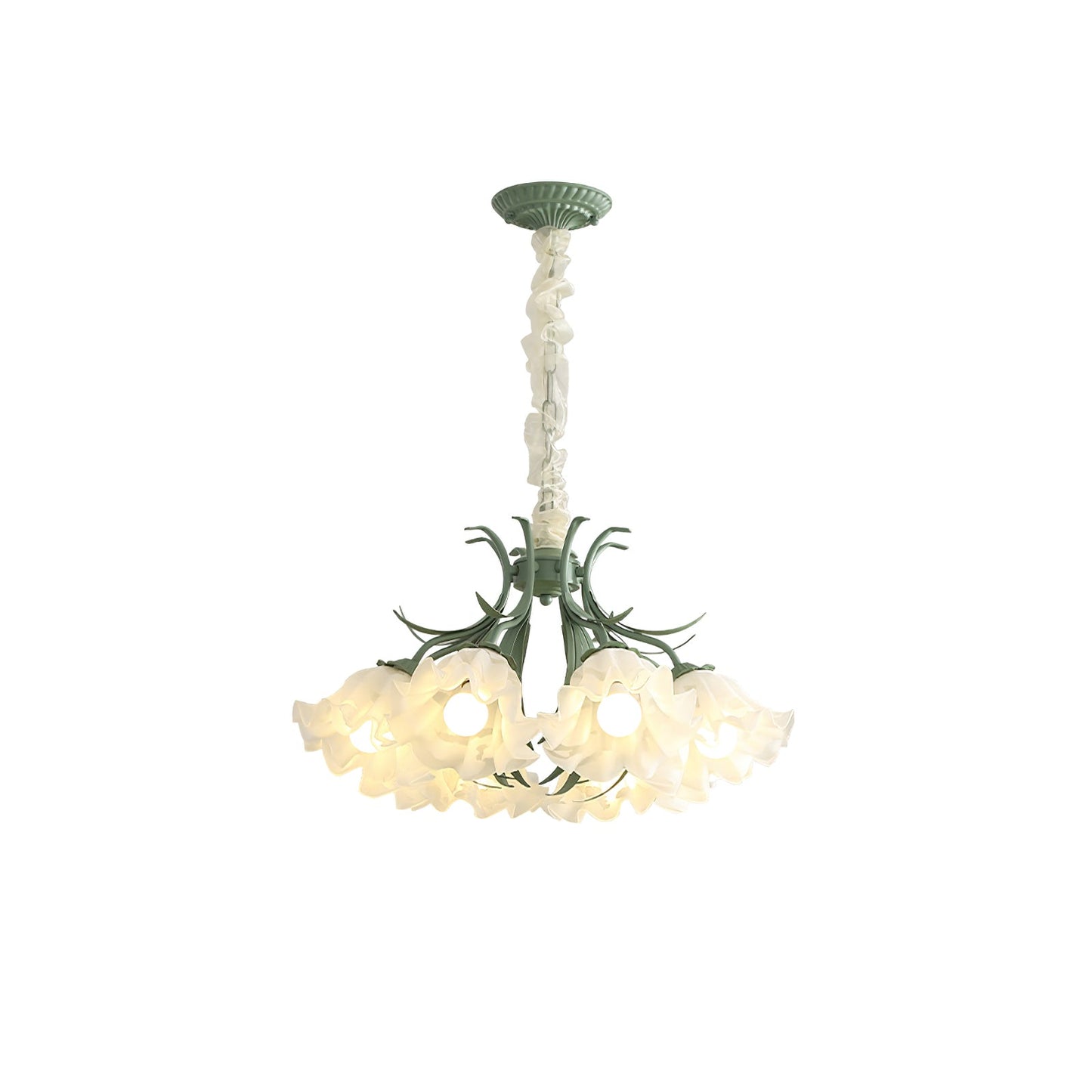 Lily of the Valley Flower Electrolier Chandelier