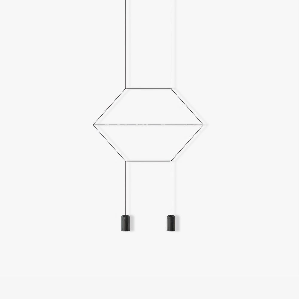 Line Art Houselight Pendant Light