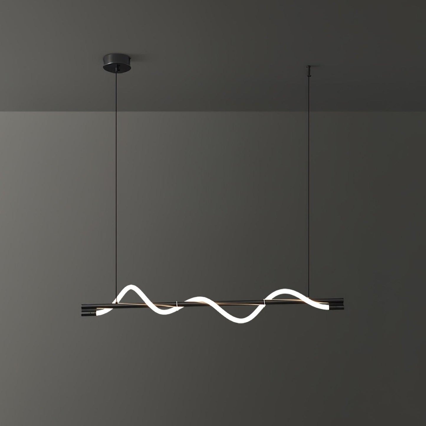 Linear Curve Island Drop light Pendant Lamp