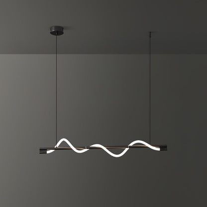 Linear Curve Island Drop light Pendant Lamp