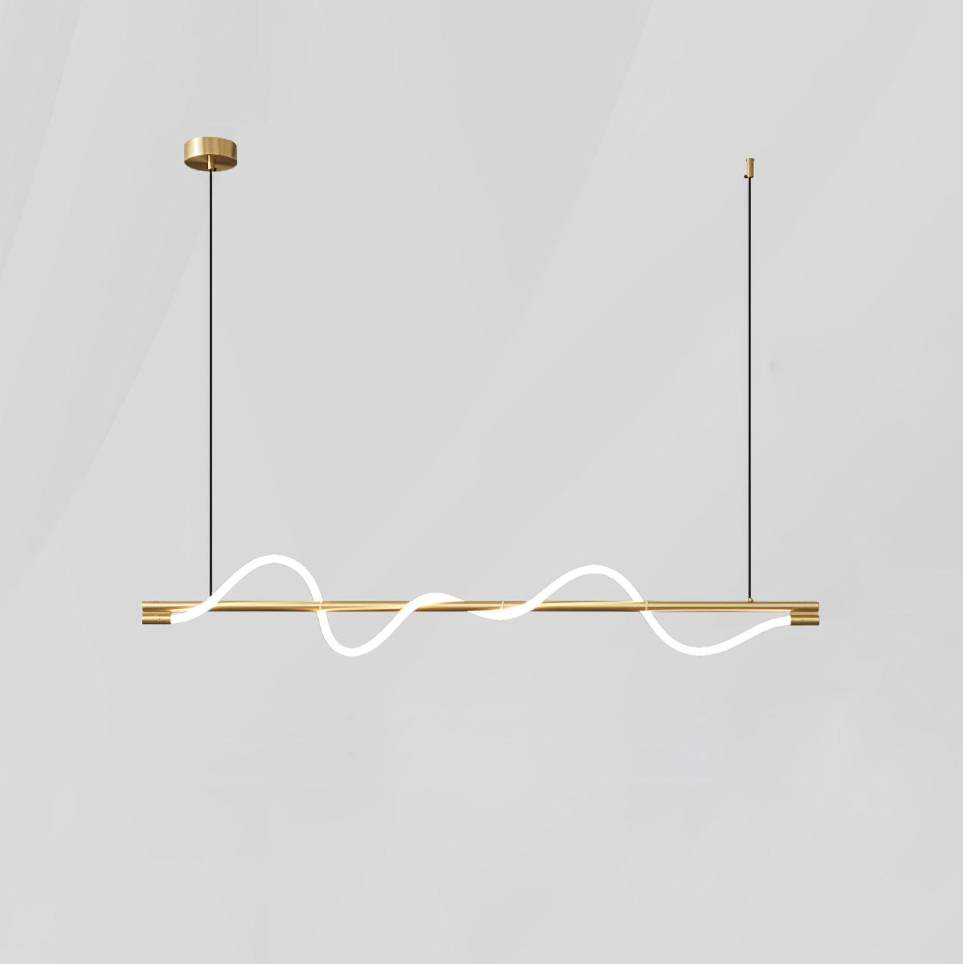 Linear Curve Island Drop light Pendant Lamp