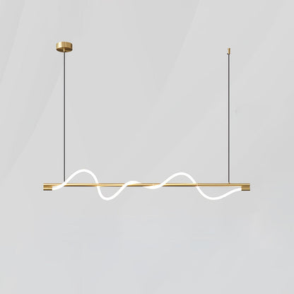 Linear Curve Island Drop light Pendant Lamp