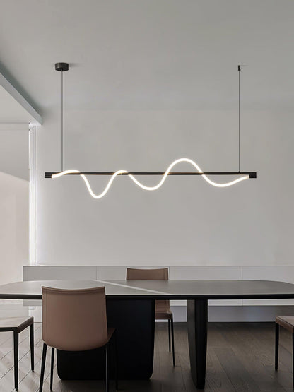 Linear Curve Island Drop light Pendant Lamp