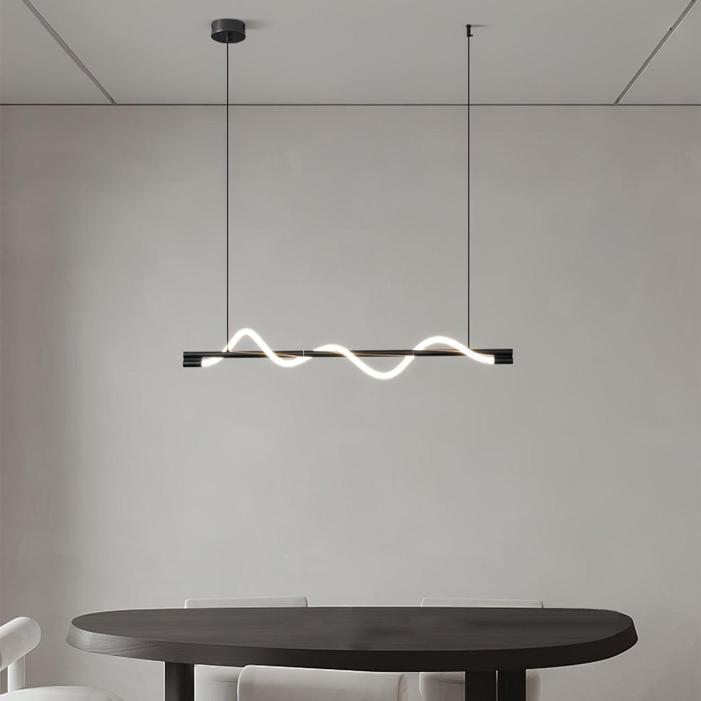 Linear Curve Island Drop light Pendant Lamp