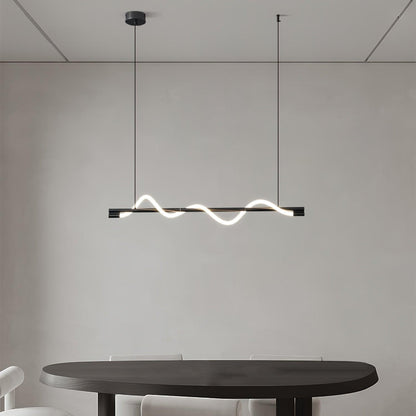 Linear Curve Island Drop light Pendant Lamp